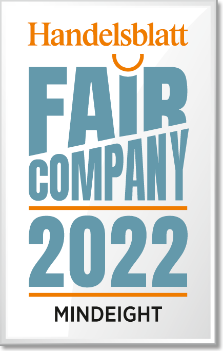 Handelsblatt FairCompany 2021 MINDEIGHT Logo